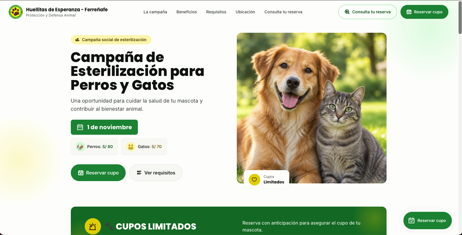 Campaña de Esterilización